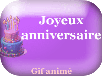 Gifs animés - joyeux anniversaire 