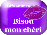 Gifs animés - bisous mon chéri