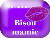 Gifs animés - bisou mamie