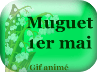 Gifs animés gratuits - Muguet du 1er mai