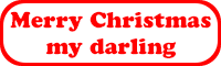animated gif - merry christmas my darling