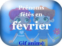 Gifs animés gratuits - Fêtes des prénoms