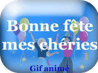 Gifs animés - Bonne fête mes chéries
