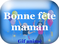 Gifs animés - Bonne fête maman