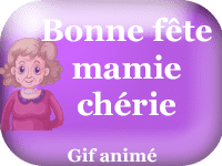 Gifs animés - Bonne fête mamie chérie