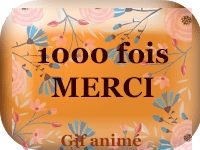 Gifs animés - Merci 1000 fois