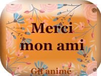 Gifs animés - Merci mon ami