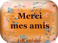 Gifs animés - Merci mes amis