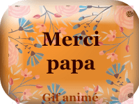 Gifs animés - Merci papa