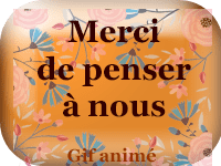 Gifs animés - Merci de penser à nous