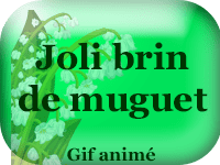Gifs animés - Joli brin de muguet