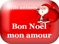 Gifs animés - bon Noël mon amour