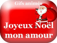 Gifs animés - Joyeux Noël mon amour