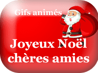 Gifs animés - Joyeux Noël chères amies
