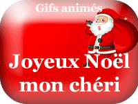 Gifs animés - Joyeux Noël mon chéri