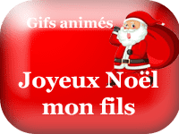 Gifs animés - Joyeux Noël mon fils