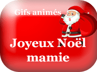 Gifs animés - Joyeux Noël mamie
