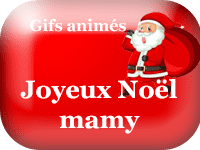 Gifs animés - Joyeux Noël mamy
