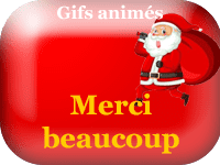 Gifs animés - Joyeux Noël - Merci beaucoup