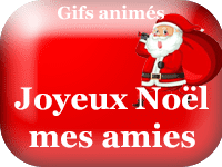 Gifs animés - Joyeux Noël mes amies