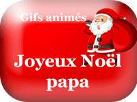 Gifs animés - Joyeux Noël papa