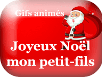 Gifs animés - Joyeux Noël mon petit-fils