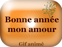 Gifs animés - Bonne année mon amour