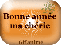 Gifs animés - Bonne année ma chérie