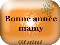 Gifs animés - Bonne année mamy