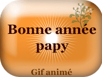 Gifs animés - Bonne année papy