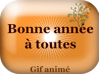 Gifs animés - Bonne année à toutes