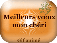 Gifs animés - Meilleurs vœux mon chéri