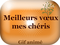 Gifs animés - Meilleurs vœux mes chéris