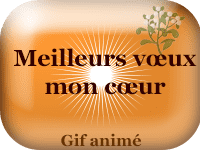 Gifs animés - Meilleurs vœux mon cœur