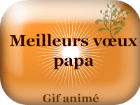 Gifs animés - Meilleurs vœux papa