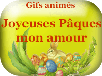 Gifs animés - Joyeuses Pâques mon amour