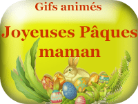 Gifs animés - Joyeuses Pâques maman