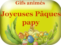 Gifs animés - Joyeuses Pâques papy