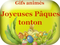 Gifs animés - Joyeuses Pâques tonton
