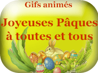 Gifs animés - Joyeuses Pâques à toutes et tous