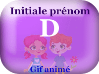 Gifs animés - anniversaire - prénoms avec initiale D