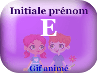 Gifs animés - anniversaire - prénoms avec initiale E