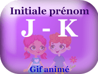 Gifs animés -  - prénoms avec initiale J & K