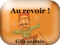 Gifs animés - Au revoir