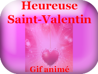 Gifs animés - heureuse Saint Valentin