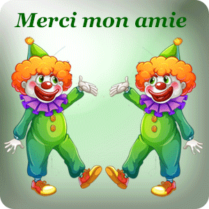 Gif animé : Merci mon ami