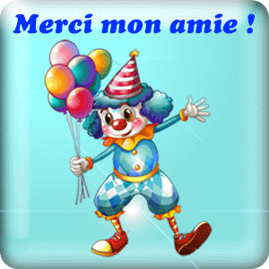 Gif animé : Merci mon ami