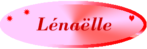 Gif animé - prénom Lénaelle